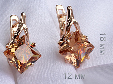 фото Серьги  fallon - (артикул - 18e01720-FF8372)